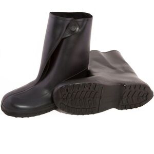 New TINGLEY mens 10-inch Overshoe With Button Mid Calf Boot, Black, X-Large